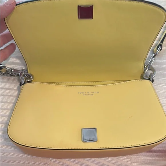 Tory Burch Yellow Crossbody Bag - Picture 4 of 7